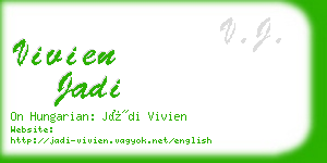 vivien jadi business card